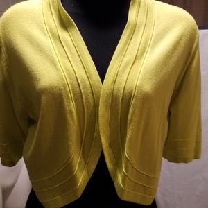 Yellow Bolero sweater